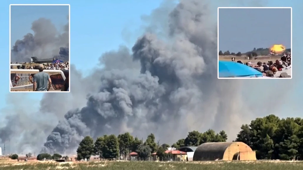 Athens Air Show Tragedy: Greek Fighter Jet Crashes During Stunt, Two Pilots Killed