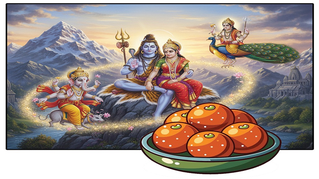 ગણેશજી અને મોદક