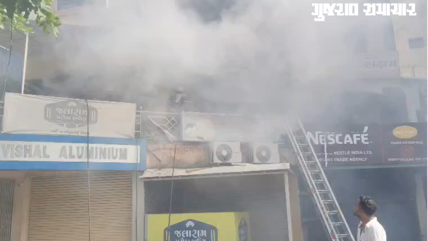 Fire Breaks Out At Ahmedabad Spa Near Kochrab Ashram, Five Rescued