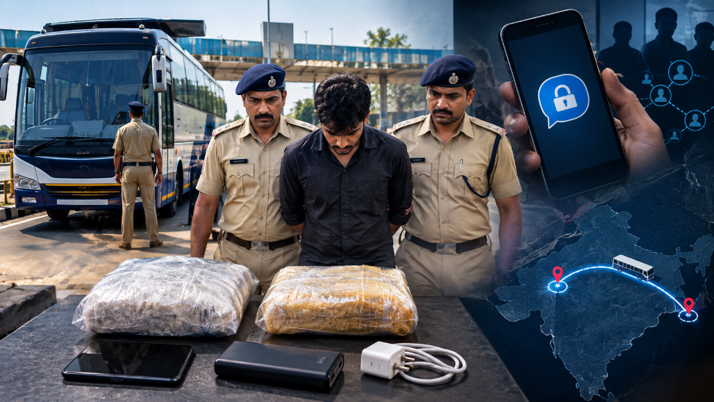 Indore Carrier Held with MD Drugs Worth ₹25.30 Lakh at Vadodara-Ahmedabad Expressway Toll Plaza