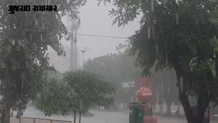 અમદાવાદના અનેક વિસ્તારોમાં ધોધમાર વરસાદ
