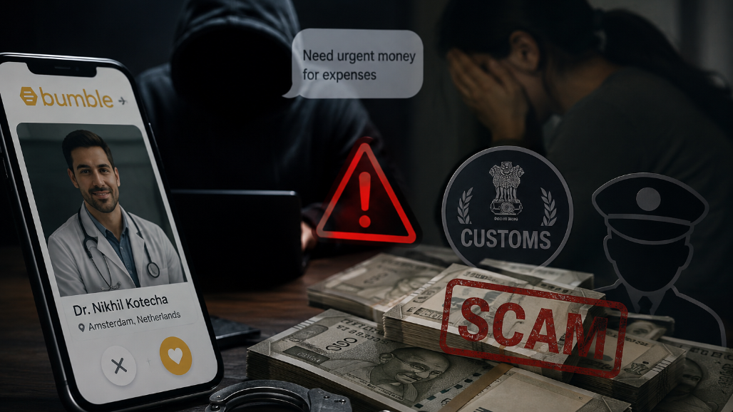 Woman Loses ₹5.28 Lakh to ‘Doctor’ Met on Bumble in Alleged Customs Clearance Scam