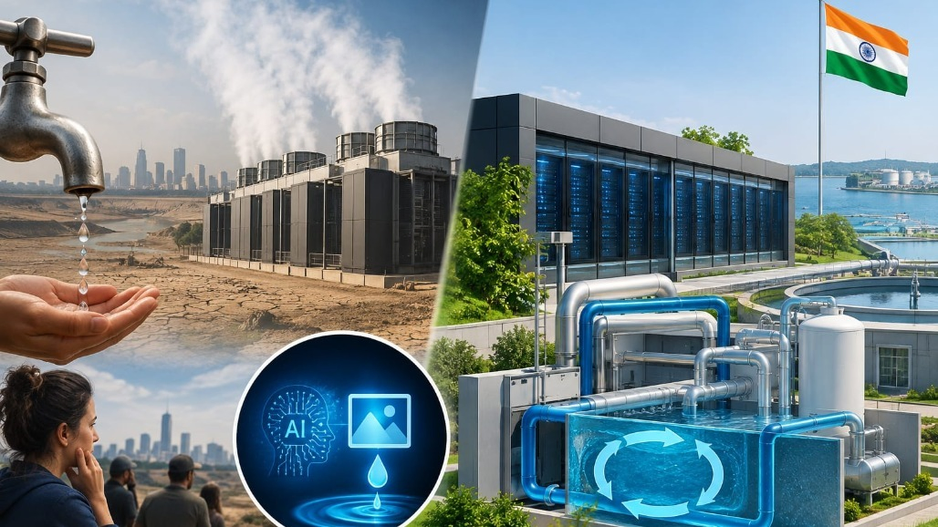 AI Data Centre Boom Triggers Global Water Strain Concerns As India Bets On Closed-Loop Cooling