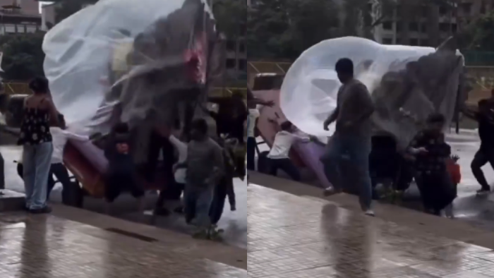 Ganesh Idols Tumble in Palghar and Thane as Heavy Pre-Festival Rains Batter Maharashtra