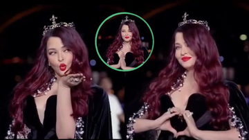 Aishwarya Rai Bachchan Turns Heads At Paris Fashion Week In Red Hair And Starry Cape Gown 1