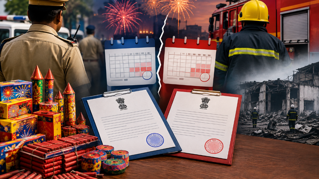 'Police Licence Till March, Fire NOC Till October': Conflicting Rules Leave Ahmedabad Firecracker Traders Confused