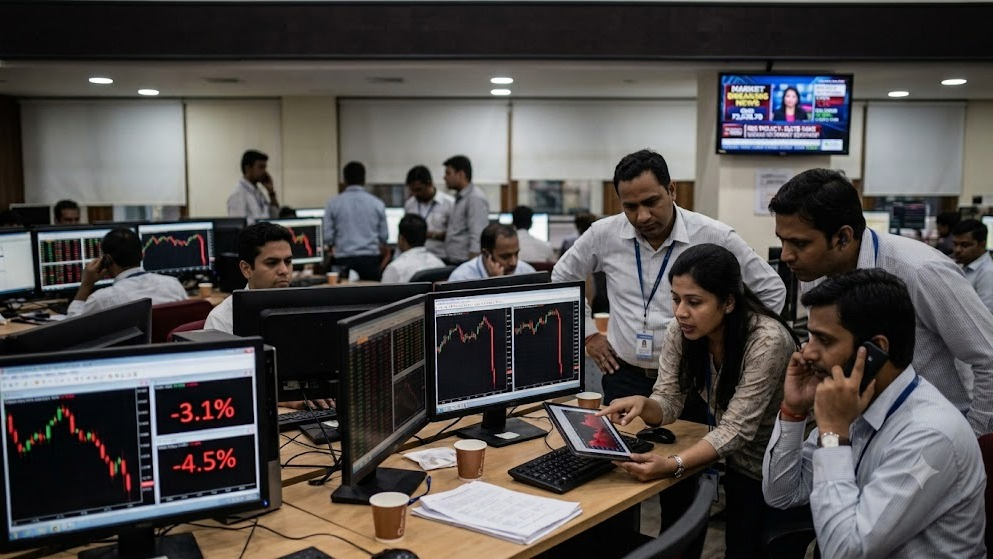 RBI Rate Hike Triggers Market Sell-Off; Sensex Falls 429 Points, Nifty Near 22,600