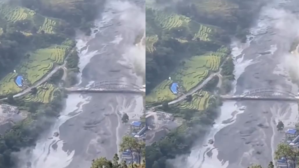 Flash Flood in Nepal’s Budhi Gandaki River Sweeps Away Homes, Bridges ...