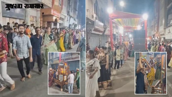 VIDEO: અમદાવાદની પોળોમાં પરંપરાગત નવરાત્રિની જમાવટ! કોઈ મોટી ઝાકઝમાળ વગર ખેલૈયાઓ રમી રહ્યા છે મન મૂકીને ગરબા!