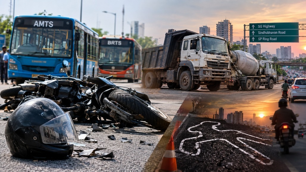 Six Lives Lost in Tragic Ahmedabad Traffic Incidents Ahead of Navratri Festivities
