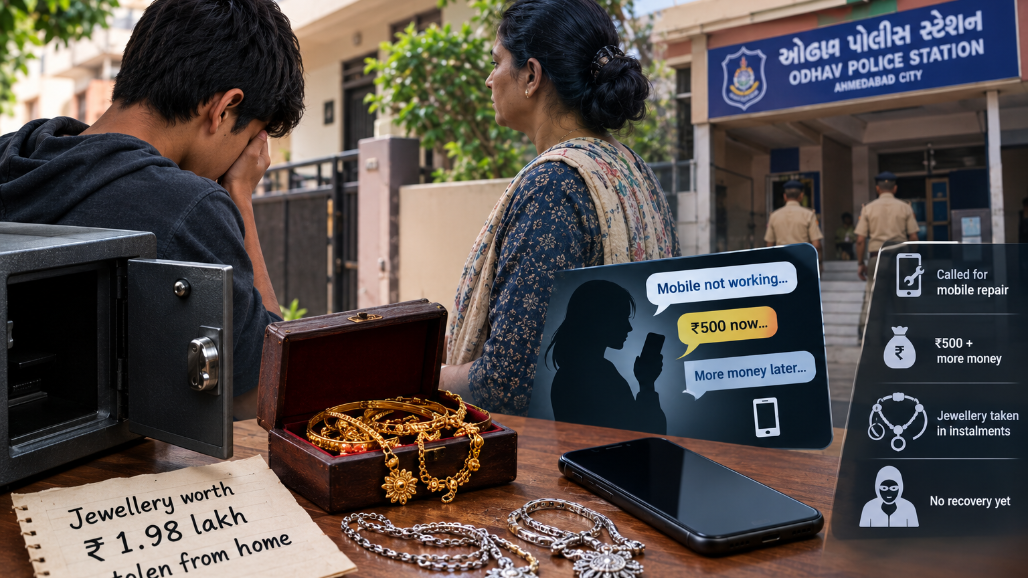 Neighbour’s Scheme In Odhav: 14-Year-Old Minor Lured Into Stealing ₹1.98 Lakh Jewellery From His Own Home