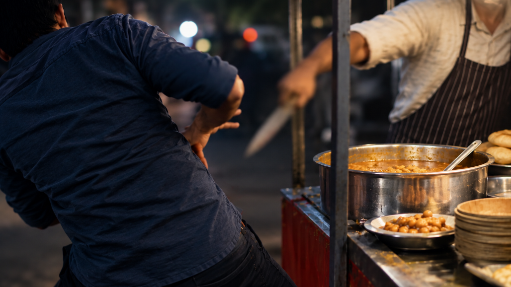 Delhi Street Food Horror: Just Asked for Extra Chole, Paid With His Life as Vendor Stabs Customer to Death