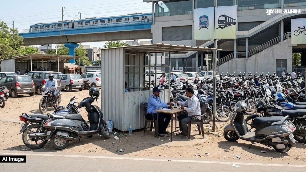 અમદાવાદ મેટ્રોના 10 સ્ટેશનો પર પાર્કિંગ ચાર્જ લાગુ