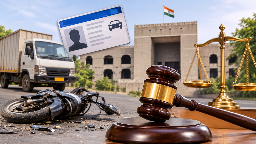 Gujarat HC Upholds ₹9.48 Lakh Compensation, Says LMV Licence Covers Goods Vehicles Weighing Up To 7,500 Kg