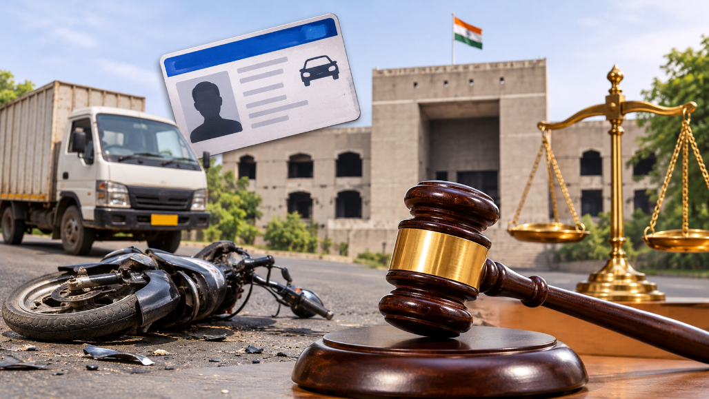 Gujarat HC Upholds ₹9.48 Lakh Compensation, Says LMV Licence Covers Goods Vehicles Weighing Up To 7,500 Kg