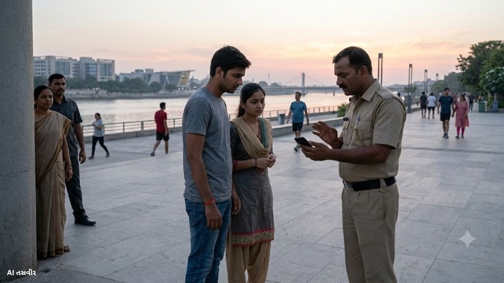 'હું પોલીસ છું, ફોટા વાઈરલ કરી દઈશ...' કહીને અમદાવાદ રિવરફ્રન્ટ પર કપલને ધમકાવી પૈસા પડાવતો શખસ ઝડપાયો