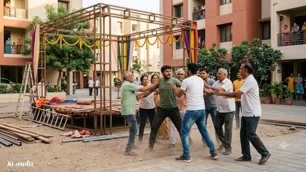 અમદાવાદ: વટવામાં નવરાત્રિનો મંડપ બાંધવા બાબતે માથાકૂટ: સગીર પર હુમલો કરી રિક્ષામાંથી તલવાર લહેરાવી રોફ જમાવ્યો
