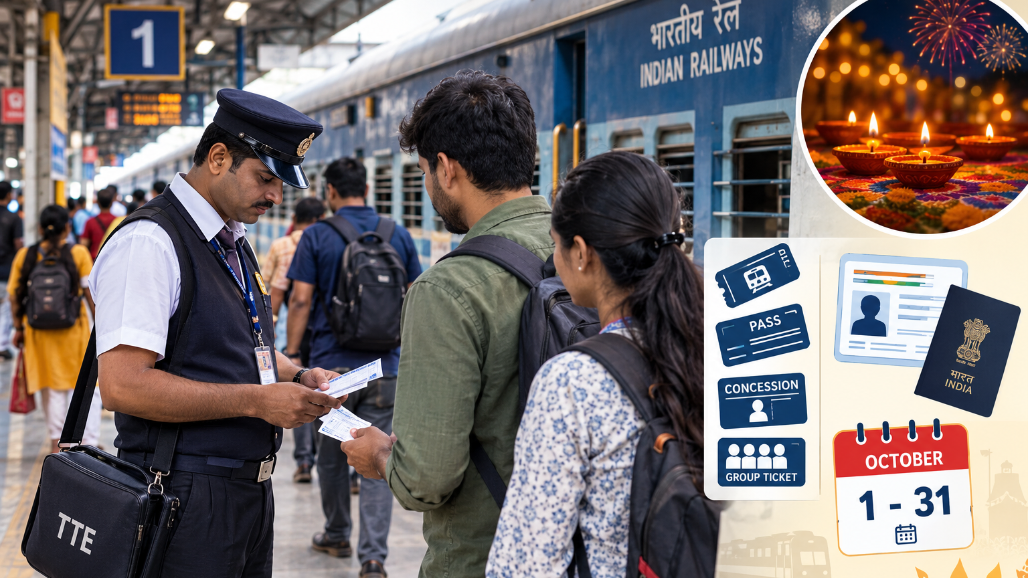 Railways Launch Month-Long Special Ticket-Checking Drive From Today Ahead Of Diwali