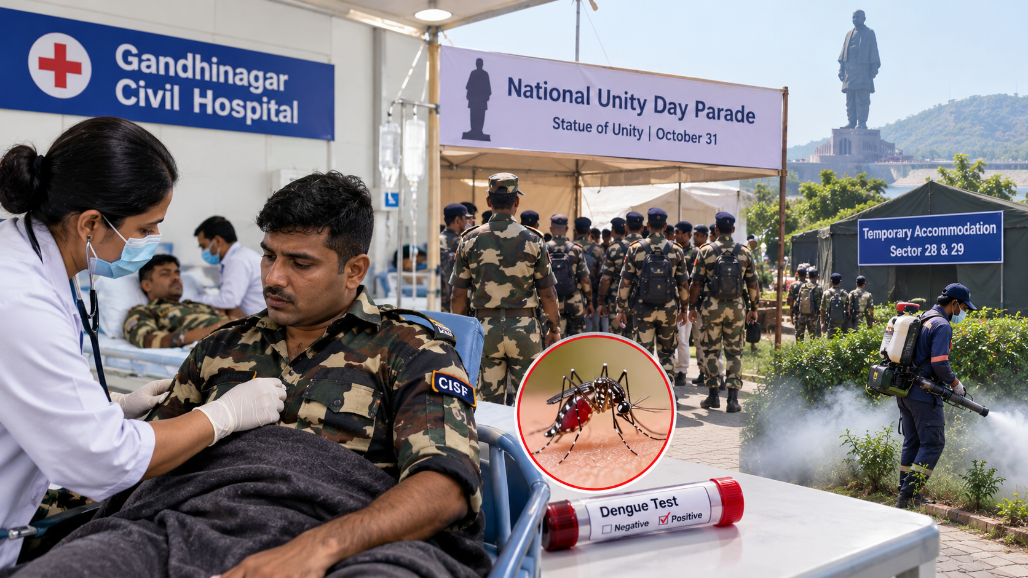 Dengue Cases Reported Among Unity Parade Personnel In Gandhinagar; 34 Hospitalised, 14 Test Positive