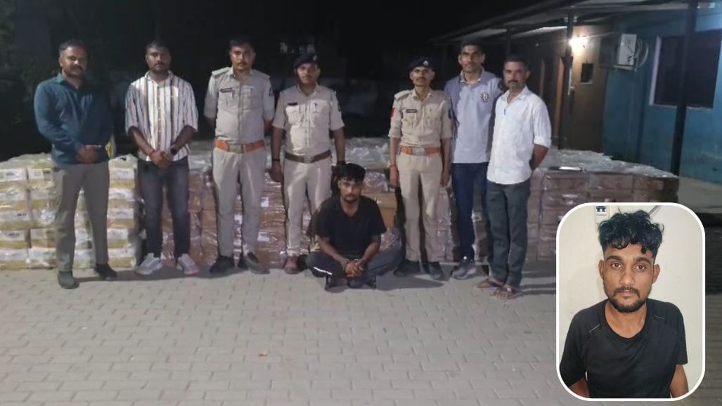 અમદાવાદના બાવળાના ભાયલા ટોલનાકા નજીકથી 39 લાખનો વિદેશી દારૂ ઝડપાયો