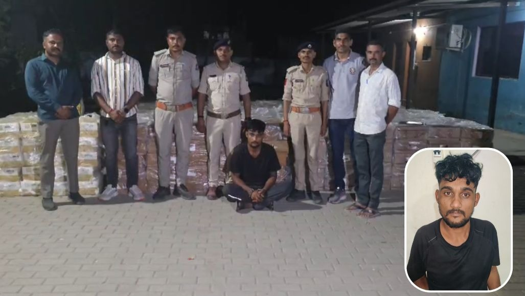 અમદાવાદ: બાવળાના ભાયલા ટોલનાકા નજીકથી 39 લાખનો વિદેશી દારૂ ઝડપાયો, રાજસ્થાનના ટ્રકચાલકની અટકાયત