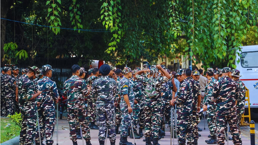 દિલ્હીમાં કોકરોચ જનતા પાર્ટીના આંદોલનને પગલે સુરક્ષા વ્યવસ્થા કડક