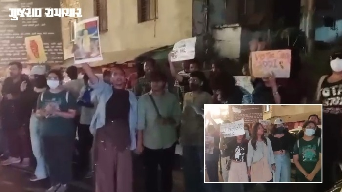 VIDEO: 'વોટ ચોર ગદ્દી છોડ'નો નારો ગુજરાતમાં ગુંજ્યો, CECના રાજીનામાની માગ સાથે અમદાવાદમાં વિરોધ પ્રદર્શન, 100થી વધુની અટકાયત