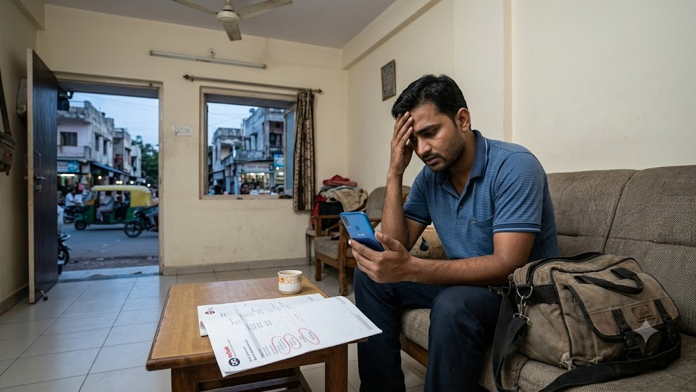 Ahmedabad Technician Loses ₹1.06 Lakh as Phone Freezes in Suspected Remote-Access Fraud