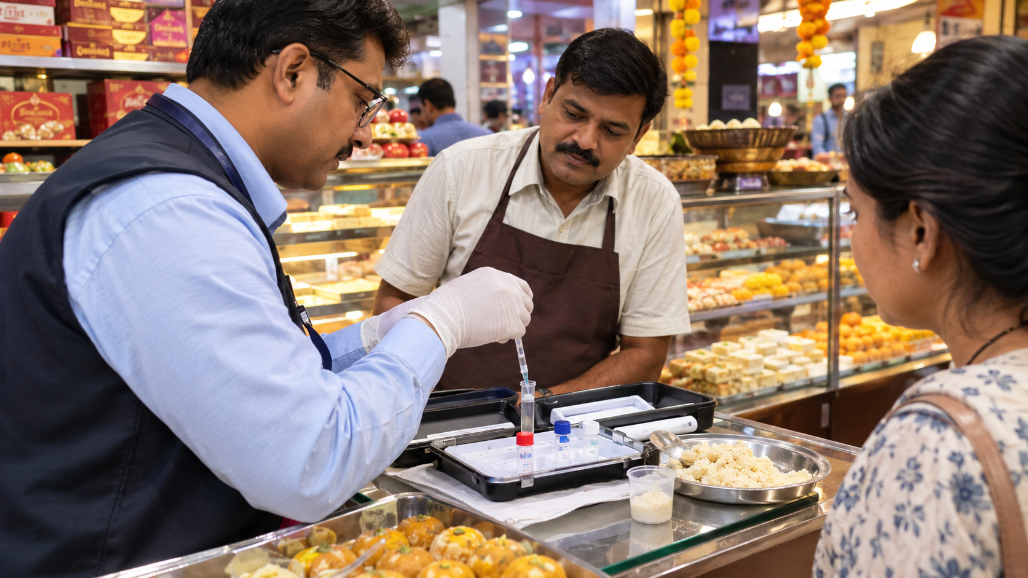 Diwali Sweets Under Scanner: Ahmedabad Civic Body Asks Traders to Self-Test Mawa Amid Delay in Lab Results