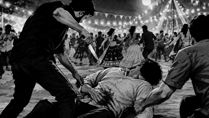 Garba Event Turns Violent: Man Stabbed in Abdomen During Sharad Purnima Celebrations in Khokhra