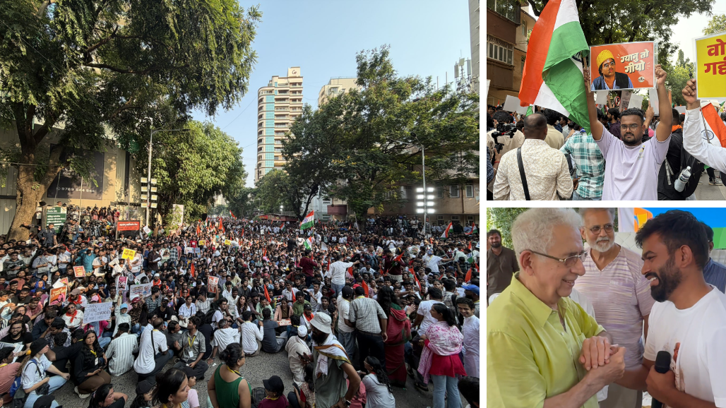 મુંબઈમાં CJPનું આંદોલન પૂર્ણ, અભિજીત દીપકેએ કહ્યું-'જ્ઞાનેશ કુમારના રાજીનામાં સુધી લડાઈ યથાવત રહેશે'