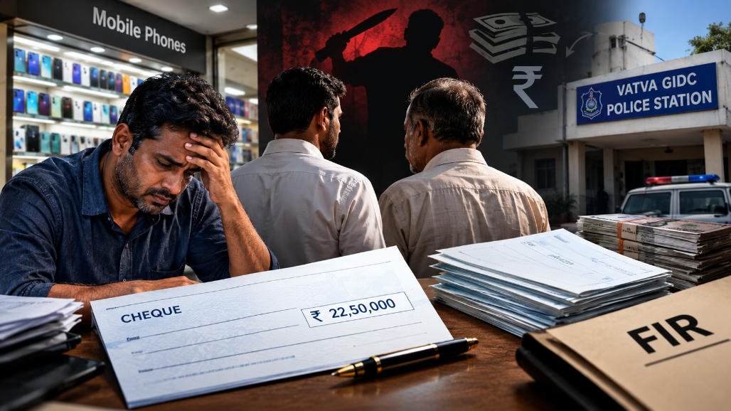 Ahmedabad Father-Son Duo Accused Of Demanding Extra ₹22.50 Lakh After Collecting ₹1.13 Crore From Businessman