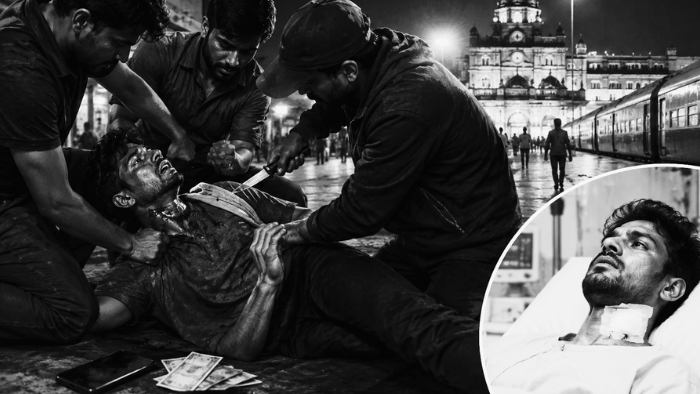 ₹8,200 and Mobile Phone Stolen After Labourer Stabbed Near Kalupur Station
