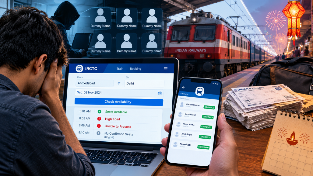 Diwali Train Ticket Booking Under Scanner As Passengers Allege Seats Vanish Within Minutes