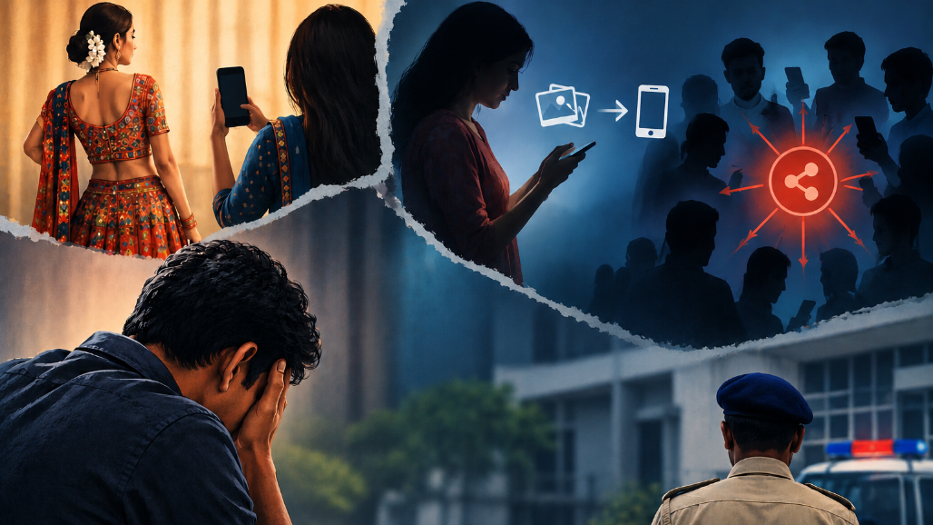 Phone Lent for Chaniya Choli Photoshoot, Private Video Leaked: Woman Booked for Sharing Couple’s Video with Relatives, Friends