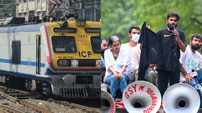 Students, CJP Protests Against Gyanesh Kumar: Rail Blockade in New Delhi To Curb Protests, Railways Cancels Delhi Bound Trains