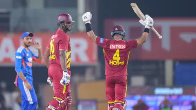 West Indies Script Record T20I Run Chase Against India, Beat Hosts by Six Wickets Despite 249/5 1 West Indies Script Record T20I Run Chase Against India, Beat Hosts by Six Wickets Despite 249/5 1