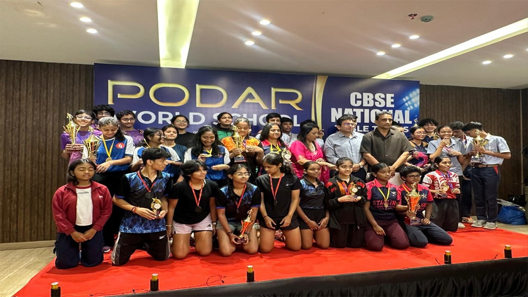 CBSE રાષ્ટ્રીય ટેબલ ટેનિસ ટુર્નામેન્ટનું સમાપન
