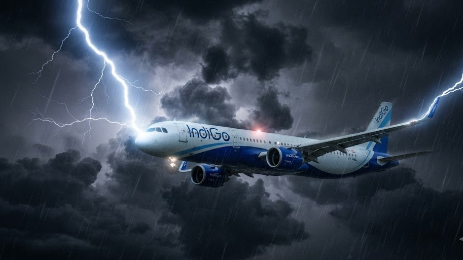 Indigo Incident: Here's How An Aircraft Survives Powerful Lightning Strikes and Keep Passengers Safe
