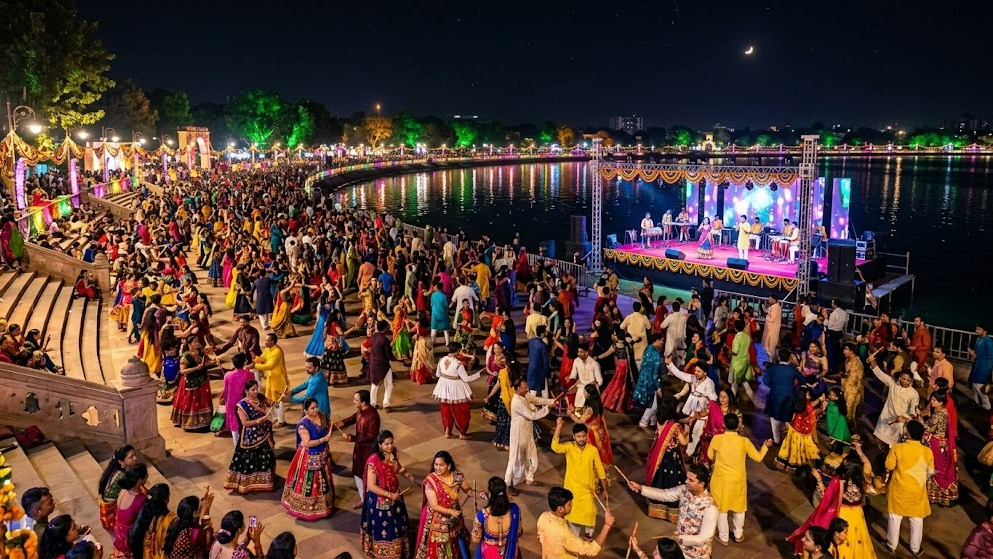 Kankaria Lakefront to Host Midnight Garba on October 24, AMC Expects 10,000 Attendees