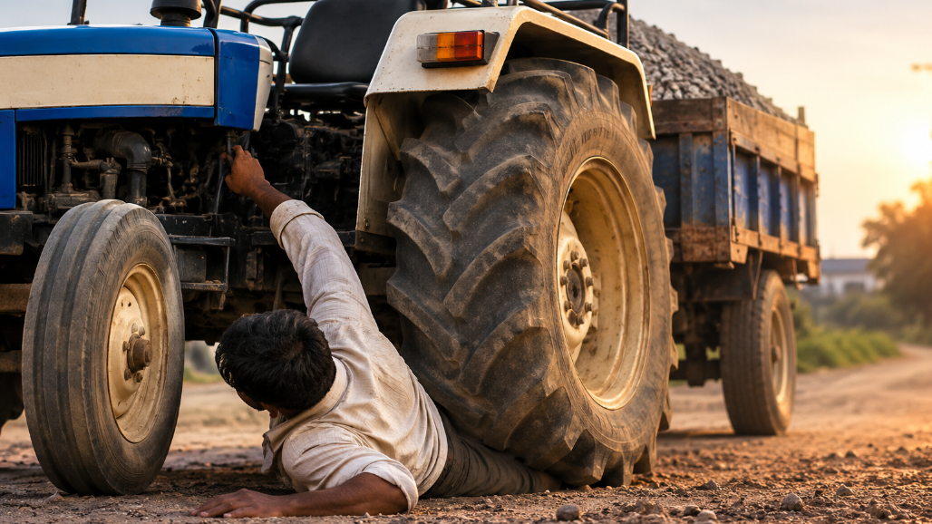 Kheda Farmer Dies Five Days After Tractor Runs Over Him While Restarting Vehicle