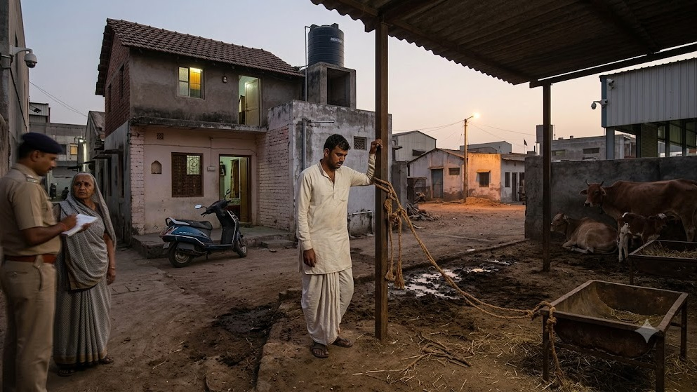 Ahmedabad Cattle Theft: Cow And Two Calves Stolen From Vatva GIDC Shed