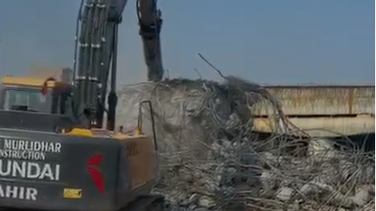 Demolition of 20-Foot Pillar on ₹1,295-Crore Narol-Sarkhej Highway Project Sparks Quality and Mismanagement Concerns