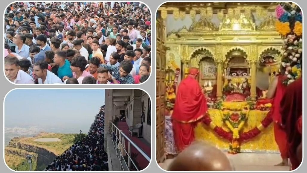 પાવાગઢમાં મા મહાકાળીના દર્શને હજારો શ્રદ્ધાળુઓ ઉમટ્યા