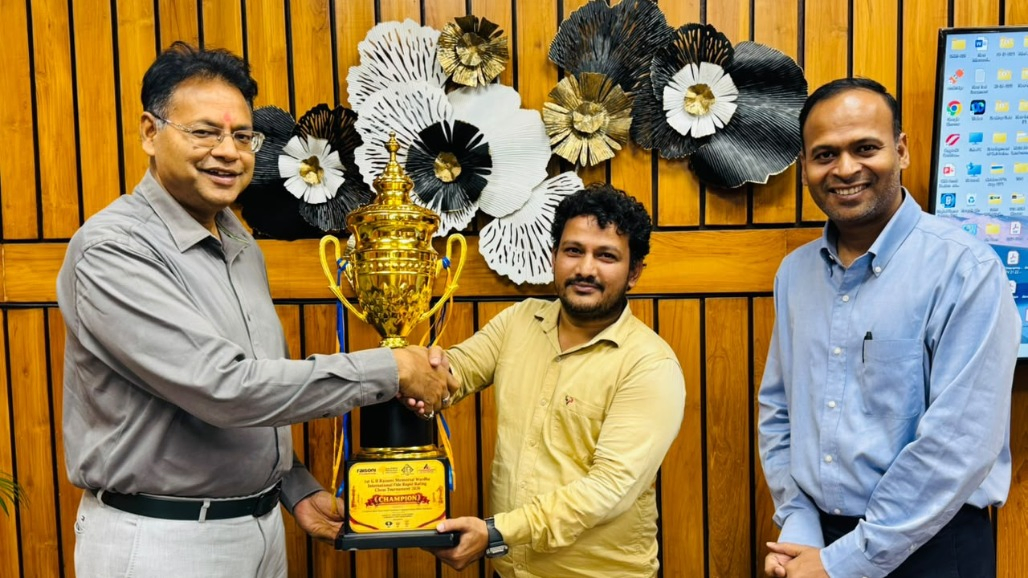 Ahmedabad Railway  Division  Employee Rahul Sangma Wins International Chess Tournament in Wardha
