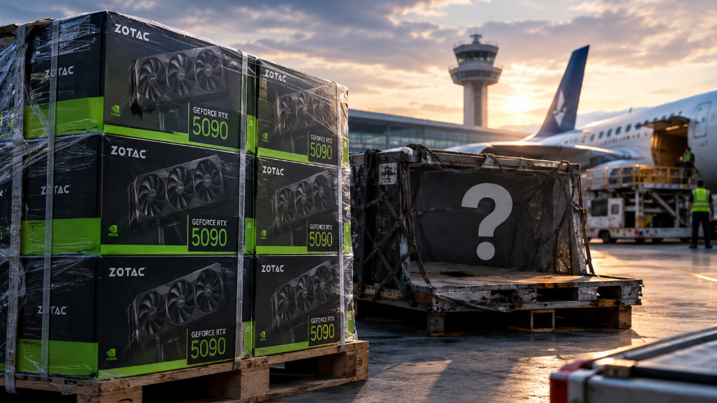 Two Pallets of Nvidia RTX 5090 Graphics Cards Worth $470,000 Go Missing in Brazil