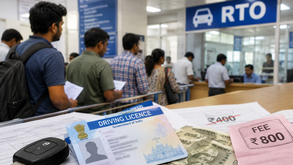 Gujarat RTO Delays Leave Applicants Facing ₹800 Fees and Fresh Driving Tests