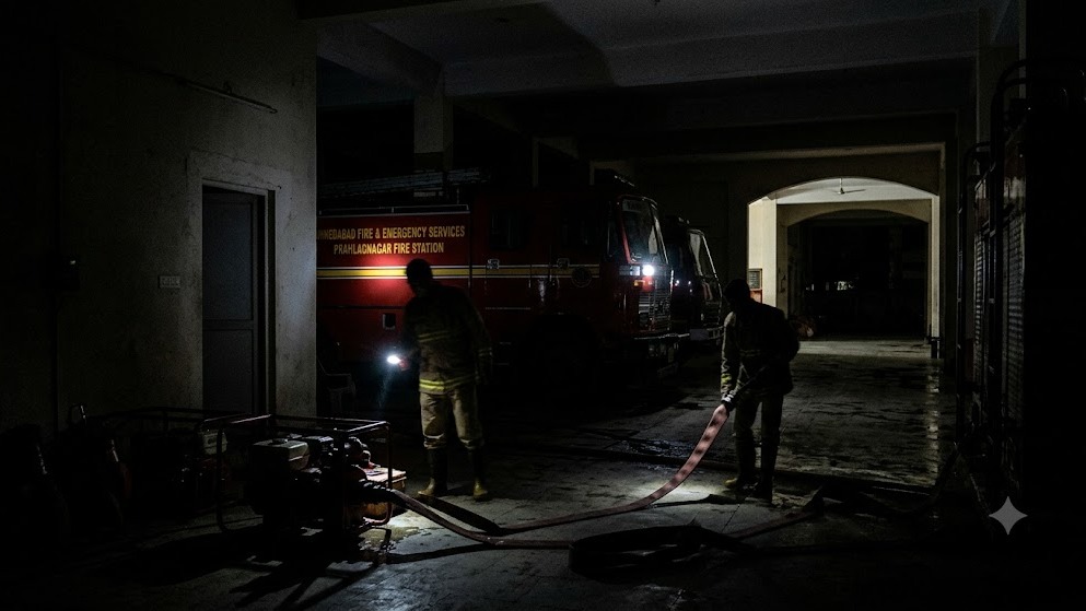 140+ Hours Without Power: Ahmedabad’s Prahladnagar Fire Station Hit by Unpaid Dues