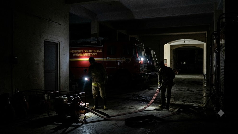 140+ Hours Without Power: Ahmedabad’s Prahladnagar Fire Station Hit by Unpaid Dues