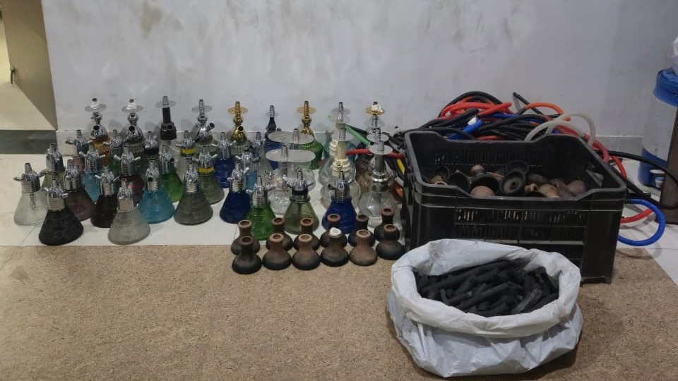 State Monitoring Cell Raids Alleged Illegal Hookah Bar Near Ahmedabad’s Zundal; 10 Hookahs Seized